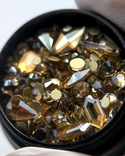 NORIKO Mixed Crystals – Champagne Gold