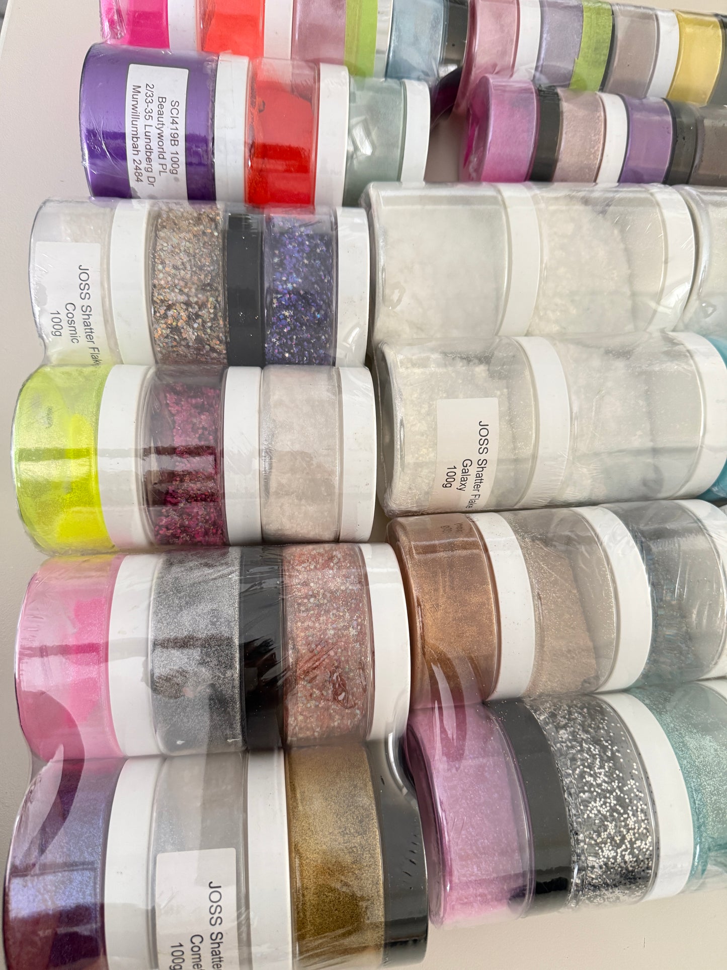 Pigments & Glitters - Cosmetic Grade Bulk tubs