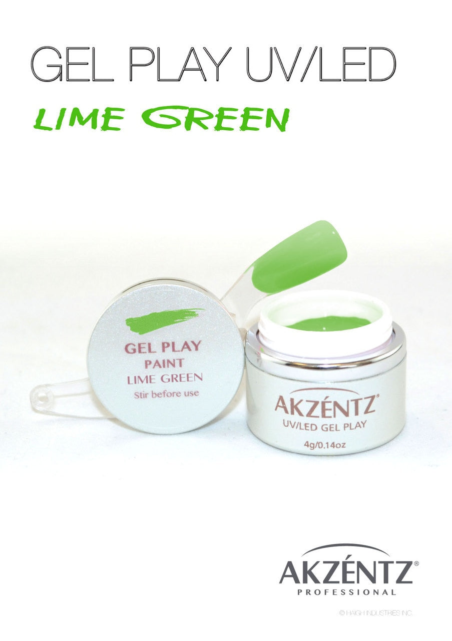 UV/LED GEL PLAY - LIME GREEN 4gm