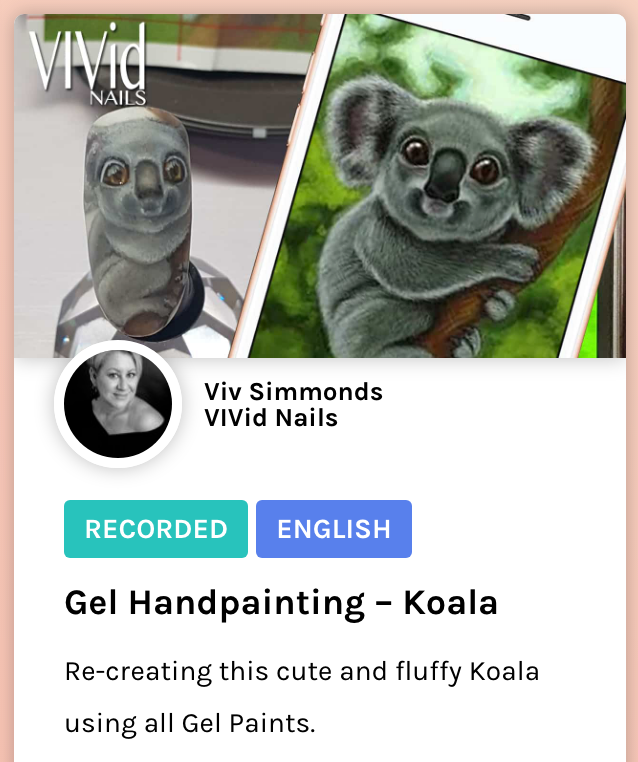 Online Koala Gel Painting Class