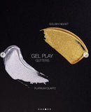 UV/LED GEL PLAY - GLITTER PLATINUM QUARTZ 4gm