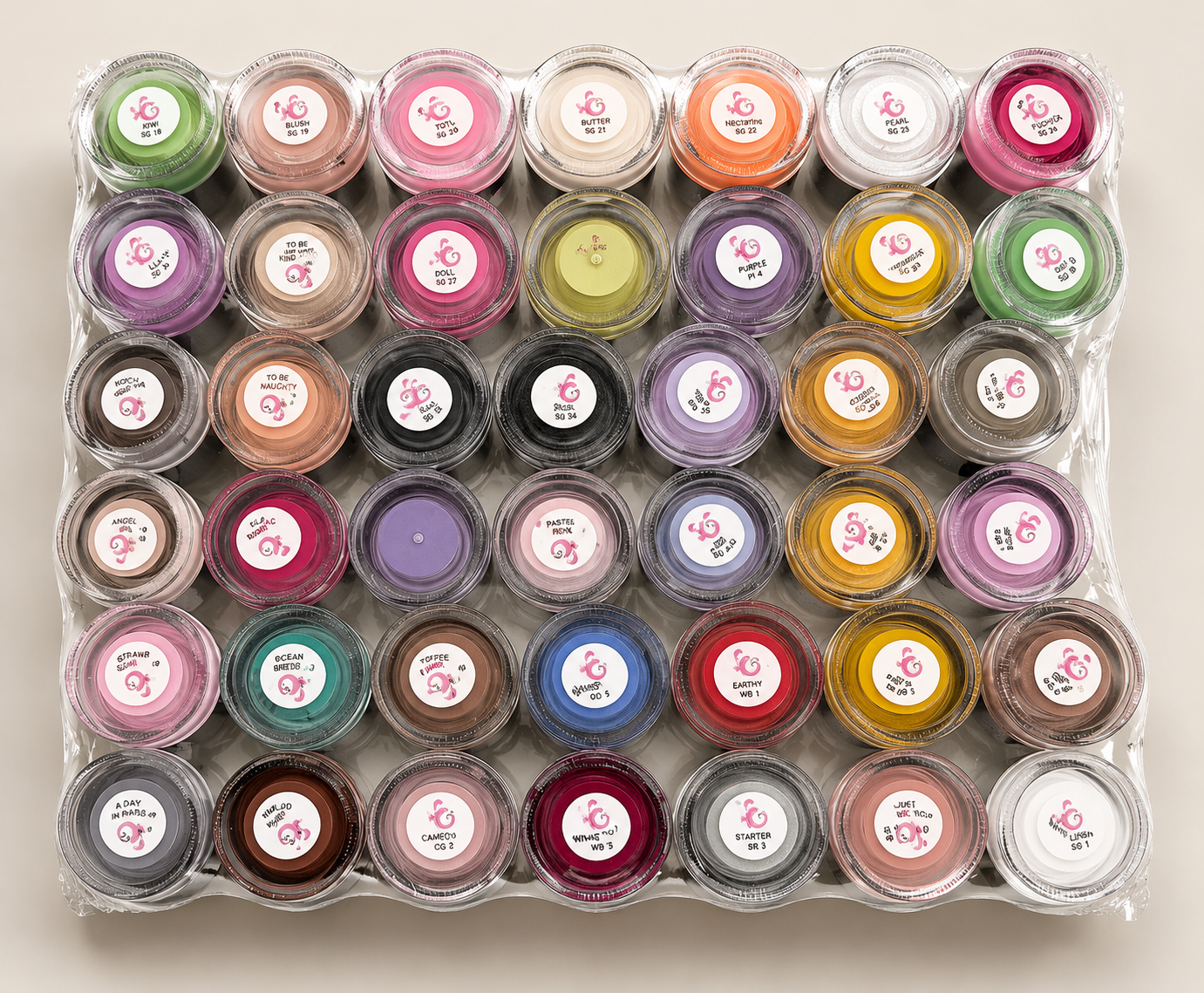 Simple One - Coloured Acrylic Powder x43 Pots