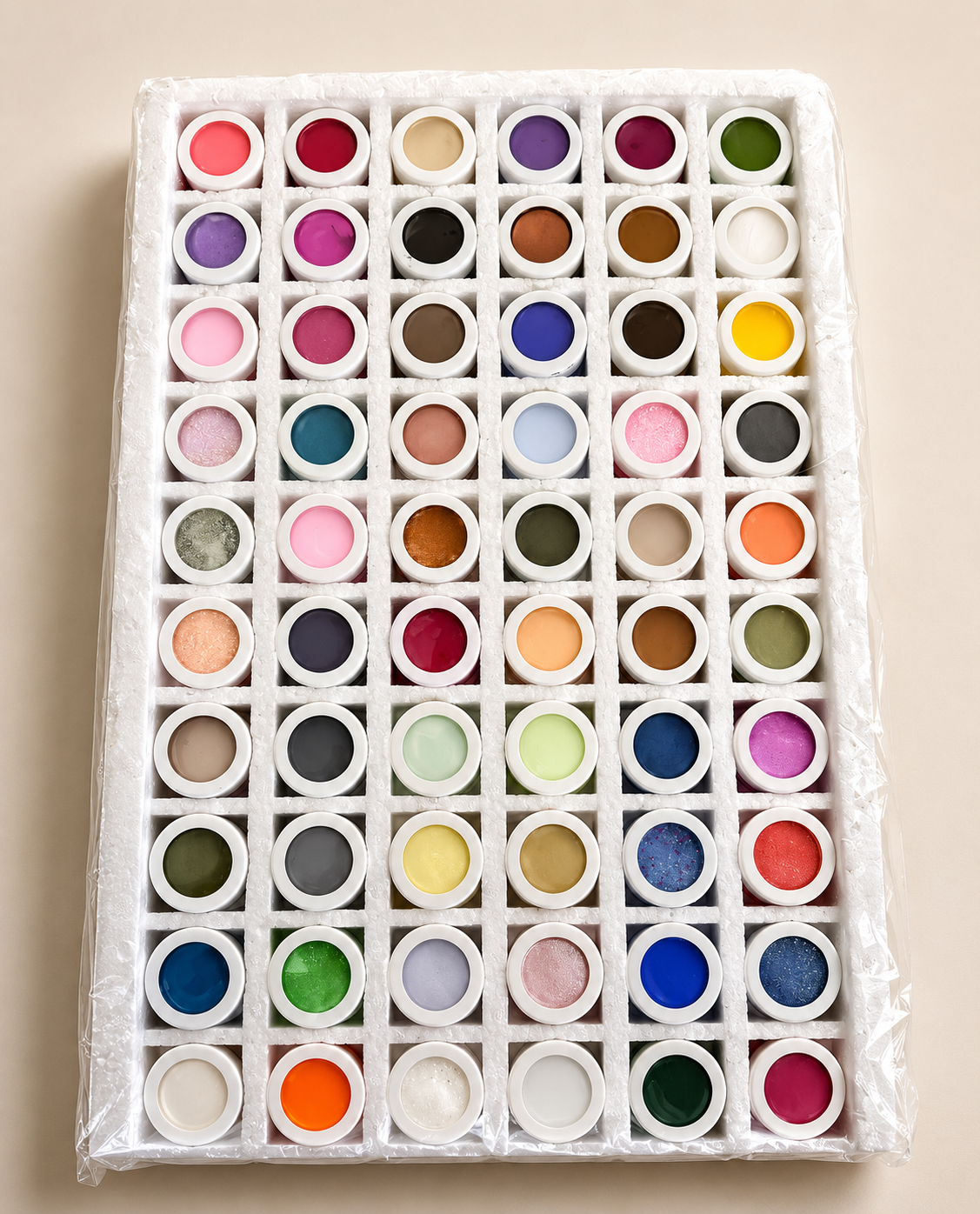 Hand & Nail Harmony  - Coloured Acrylic Powder x60 Pots