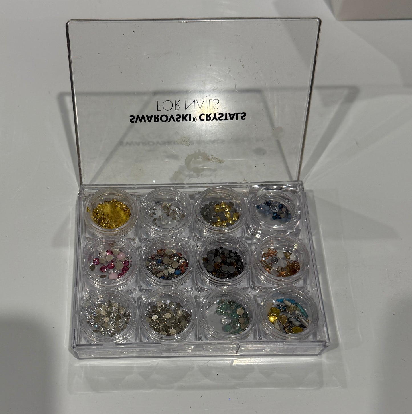 SOLD - Nail Art Heaven - Assortment of Swarovski Crystals, Stickers, Gem & more Gems etc