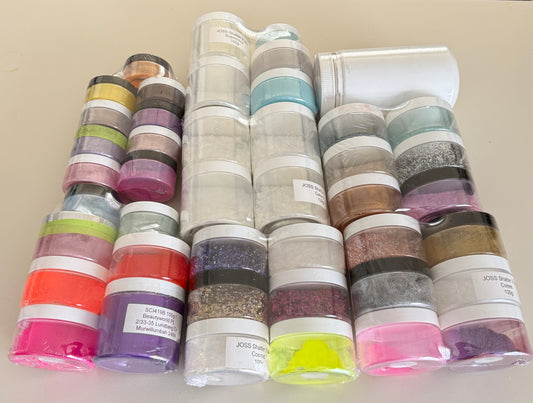 Pigments & Glitters - Cosmetic Grade Bulk tubs