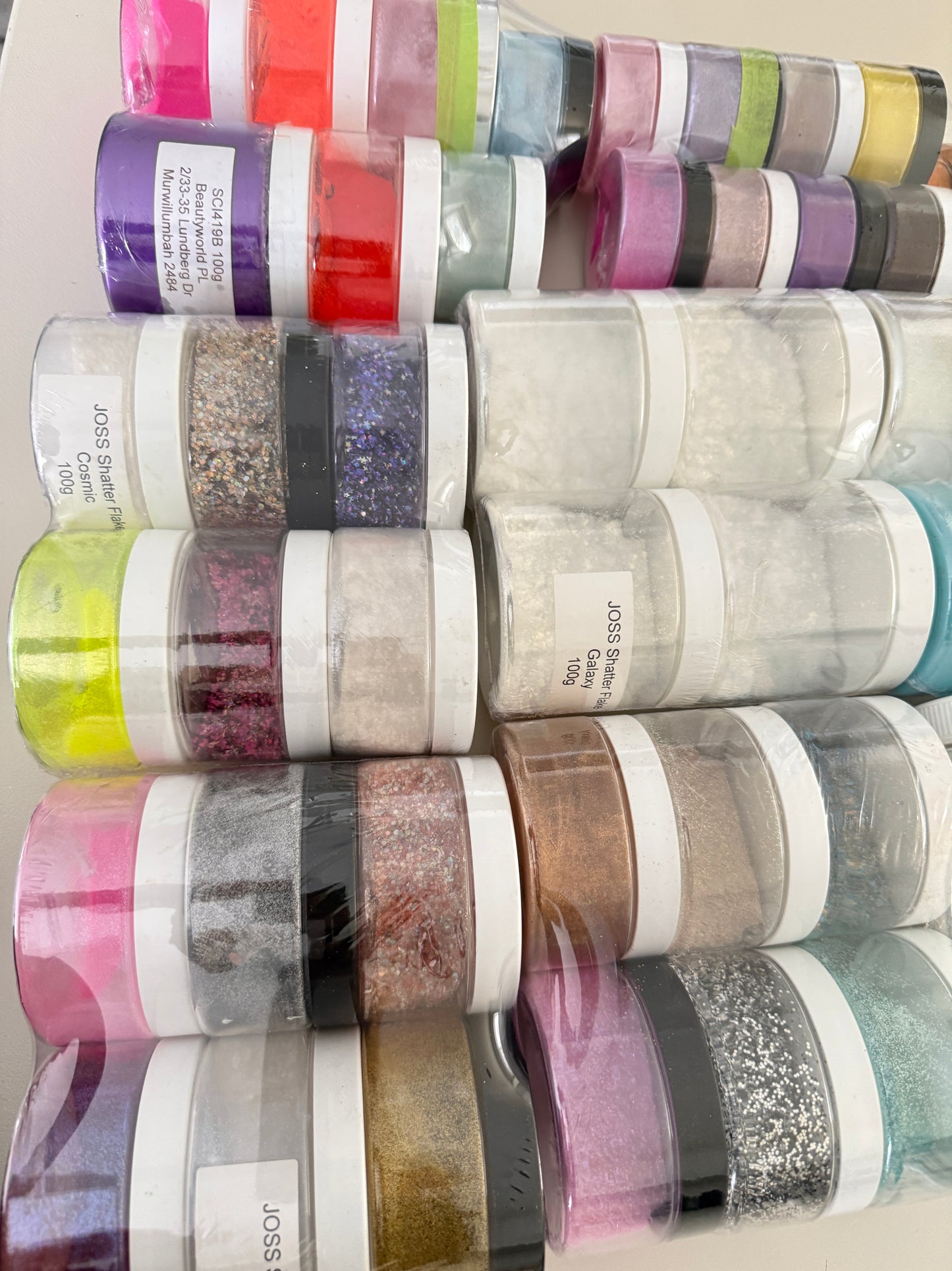 Pigments & Glitters - Cosmetic Grade Bulk tubs