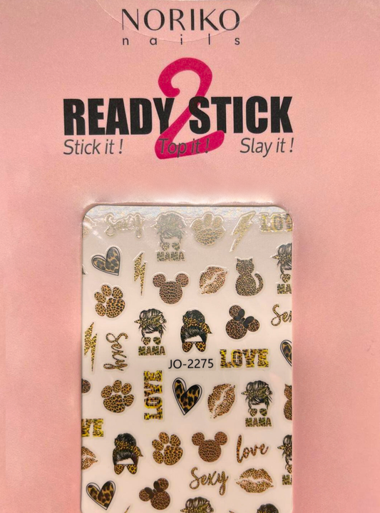 Noriko Ready2Stick - Leopard Glam Icons