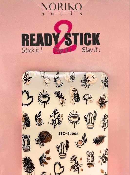 Noriko Ready2Stick - Boho Eye & Cactus Mix