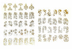 Metallic Designer Stickers - Gold (54 pack)