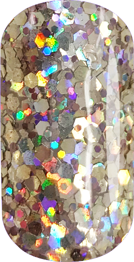 UV/LED GEL PLAY - GLITTER GOLD CRUSH 4gm   