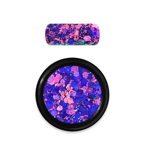 Moyra Holo Glitter Mix No.15 - Chameleon Purple
