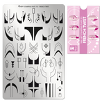 Moyra Stamping Plate 113 - French Twist