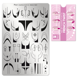 Moyra Stamping Plate 113 - French Twist