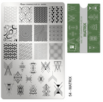 Moyra Stamping Plate 54 - Matrix