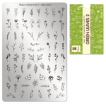 Moyra Stamping Plate 97 - Green Leaves 2