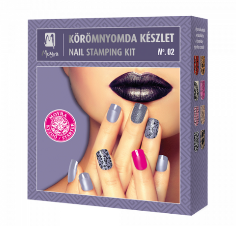 Moyra Nail Stamping Kit No.2 - Learning to stamp