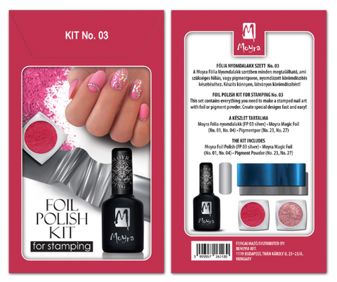 Moyra Foil Polish Stamping Kit - No.3