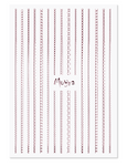 Moyra Nail Art Strips 03 - Rose Gold Chain