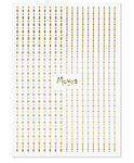 Moyra Nail Art Strips - Gold Dots 01