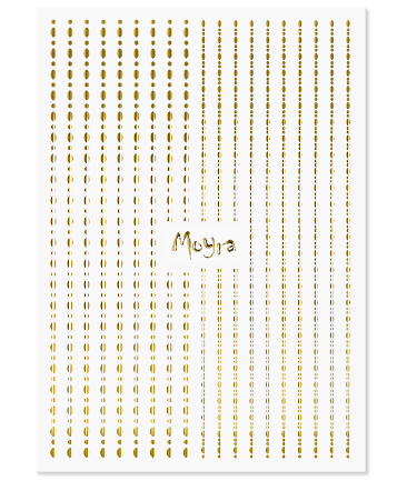 Moyra Nail Art Strips - Gold Dots 01