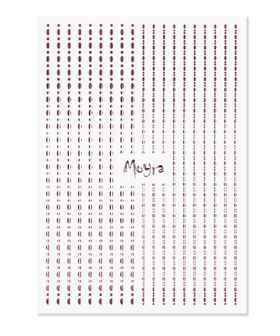 Moyra Nail Art Strips - Rose Gold Dots 03