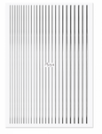 Moyra Nail Art Strips - Silver 02