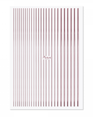Moyra Nail Art Strips - Rose Gold 03