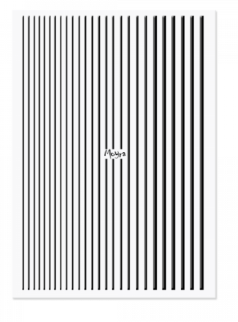 Moyra Nail Art Strips - Black 05