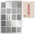 Moyra Stamping Plate 99 - Fabric Texture 2