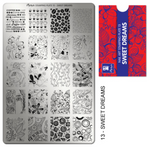 Moyra Stamping Plate 13 - Sweet Dreams