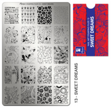 Moyra Stamping Plate 13 - Sweet Dreams