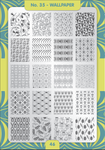 Moyra Stamping Plate 35 - Wallpaper