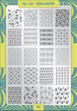 Moyra Stamping Plate 35 - Wallpaper