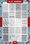 Moyra Stamping Plate 38 - Aboriginal