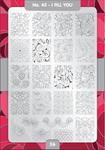 Moyra Stamping Plate 45 - I Fill You
