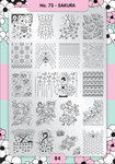 Moyra Stamping Plate 73 - Sakura-Nippon