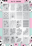 Moyra Stamping Plate 73 - Sakura-Nippon