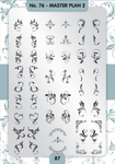 Moyra Stamping Plate 76 - Master Plan 2