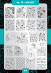 Moyra Stamping Plate 78 - Aquatic