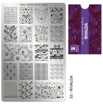 Moyra Stamping Plate 33 - Rivalda
