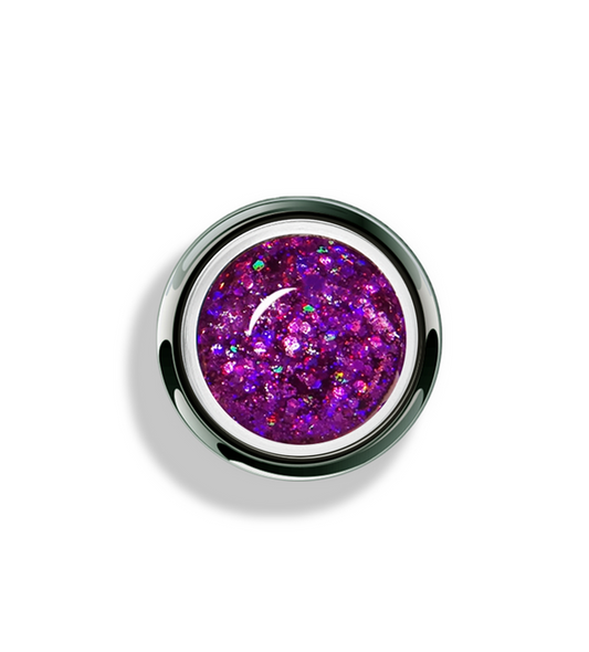 UV/LED GEL PLAY - GLITTER FUCHSIA DAZZLE 4gm