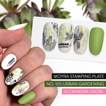 Moyra Stamping Plate 105 - Urban Gardening