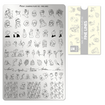 Moyra Stamping Plate 102 - Fine Lines