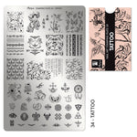 Moyra Stamping Plate 34 - Tattoo