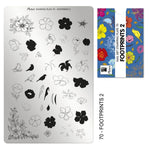 Moyra Stamping Plate 70 - Footprints 2